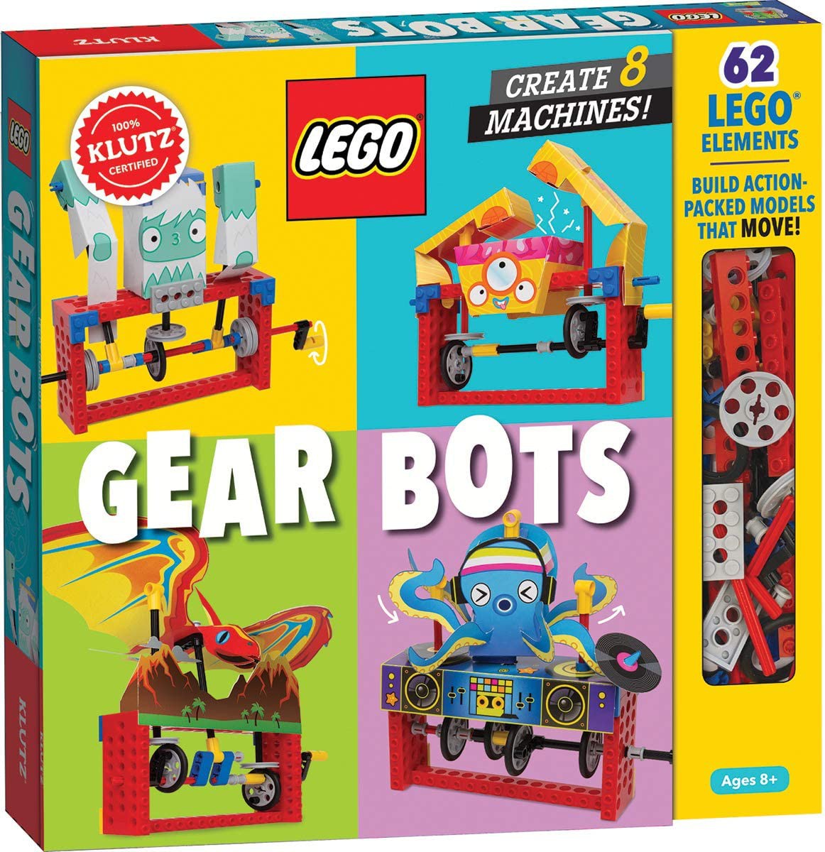  Lego Gear Bots Science/STEM Activity Kit - Klutz
