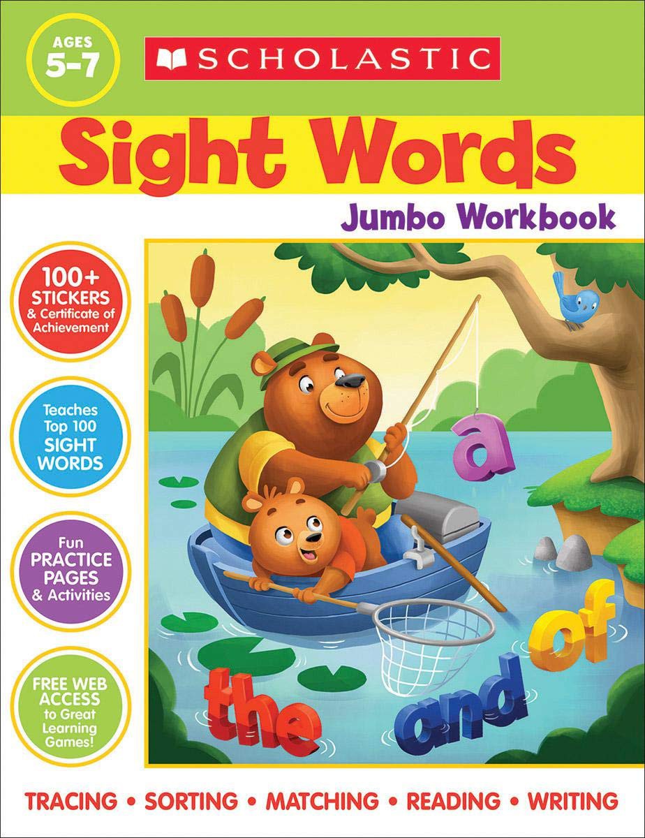 Sight Words Jumbo Workbook - Scholastic