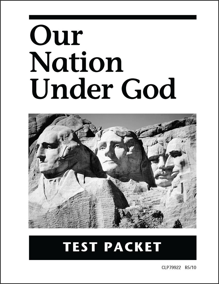 Our Nation Under God Test Packet