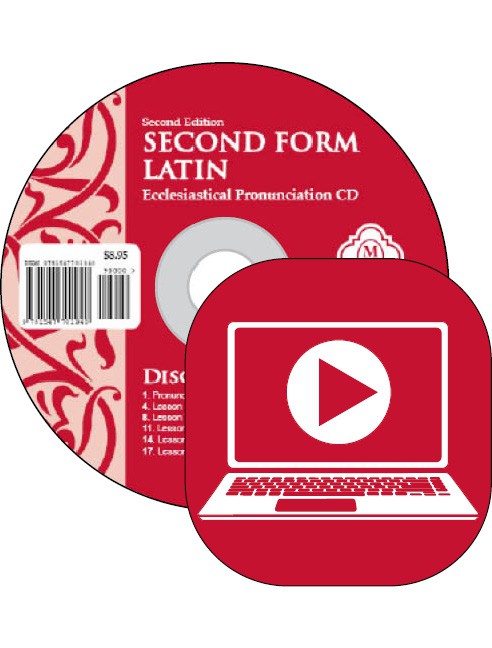 Second Form Latin Ecclesiastical Pronunciation Audio Streaming & CD, Second Edition Memoria Press