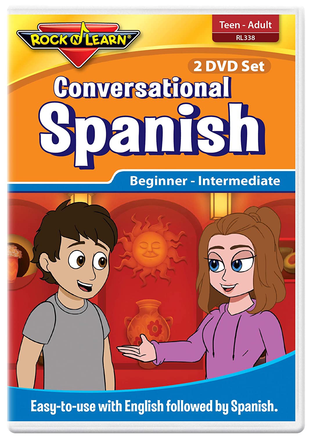 Conversational Spanish 2 DVD Set - Rock 'N' Learn