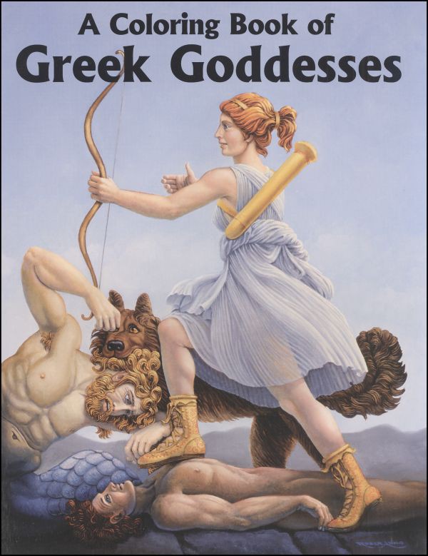 A Coloring Book of Greek Goddesses