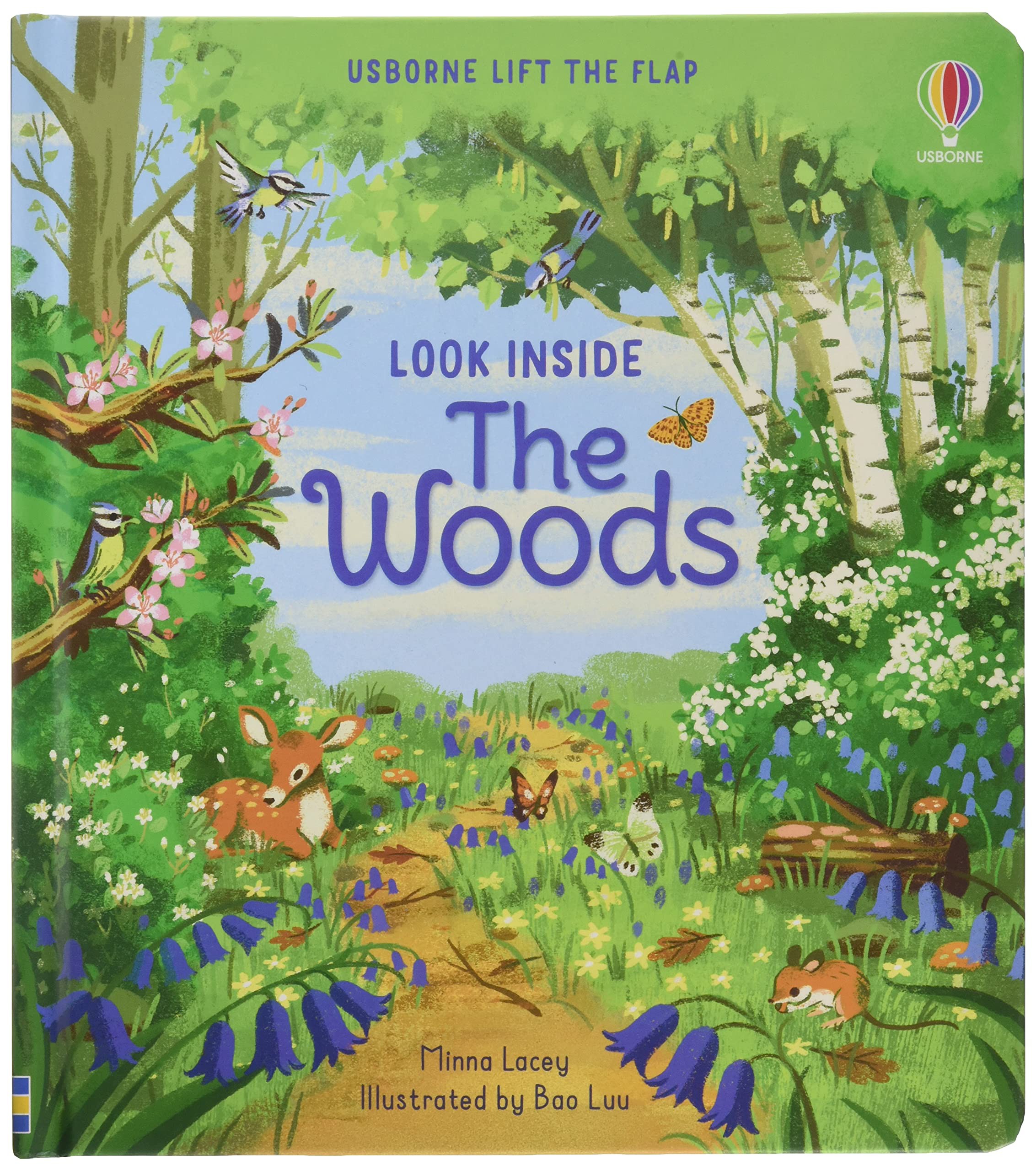 Look Inside the Woods Board book - Usborne