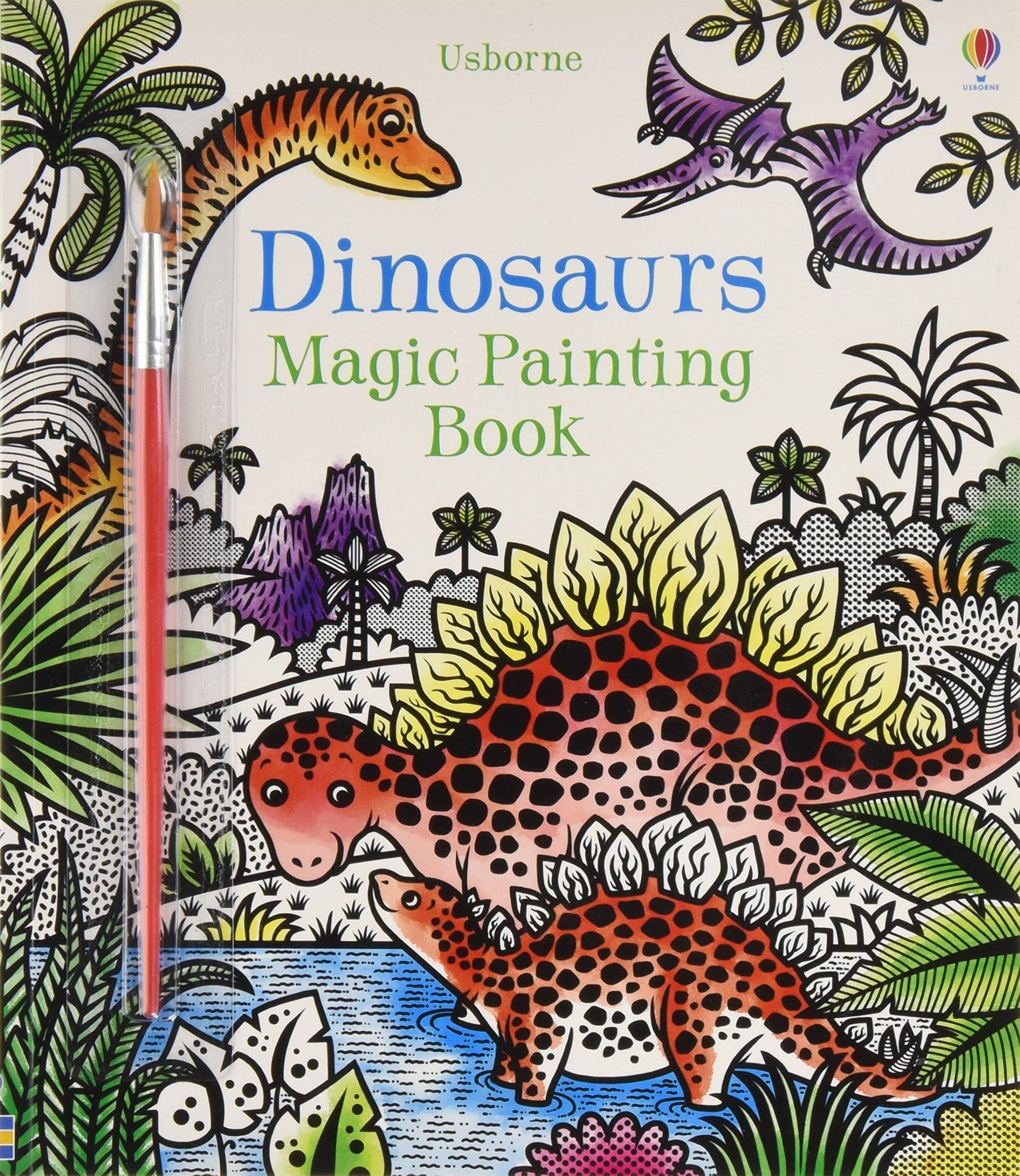 Dinosaurs Magic Painting Book  - Usborne