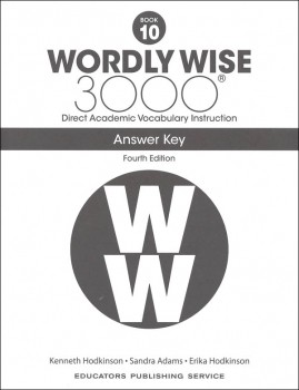 Wordly Wise 3000 Book 10 Key (4th Edition)