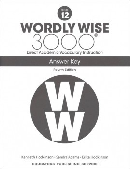 Wordly Wise 3000 Book 12 Key (4th Edition)