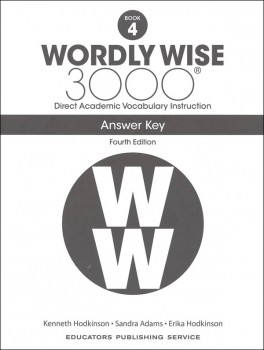 Wordly Wise 3000 Book 4 Key (4th Edition)
