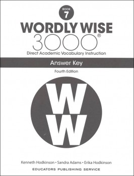 Wordly Wise 3000 Book 7 Key (4th Edition)