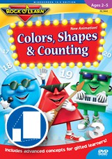 Rock N Learn Colors & Shapes Audio CD & Book