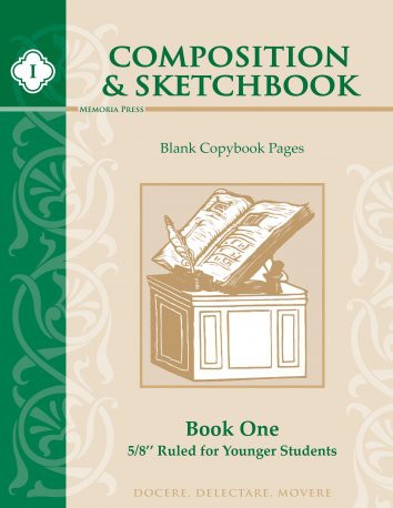Composition & Sketchbook I: 5/8″ Ruled for Younger Students