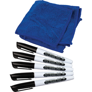 Dry Erase Pens (Black) Set of 5