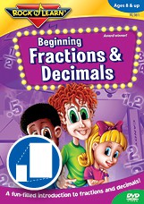 Rock N Learn Beginning Fractions and Decimals DVD