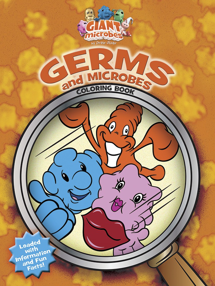 GIANTmicrobes--Germs and Microbes Coloring Book