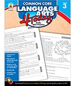 Common Core Language Arts 4 Today Workbook Grade 3