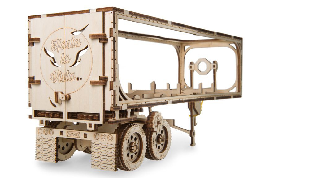 UGears Trailer for Heavy Boy Truck VM-03» mechanical model kit