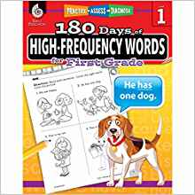 180 Days of High-Frequency Words for First Grade - Teacher Created Materials