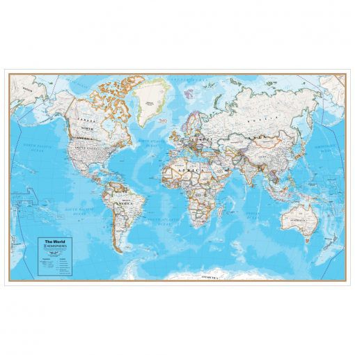 Contemporary Series World Wall Map