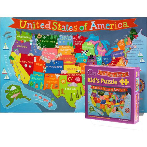 Kid’s USA 100 Piece Puzzle