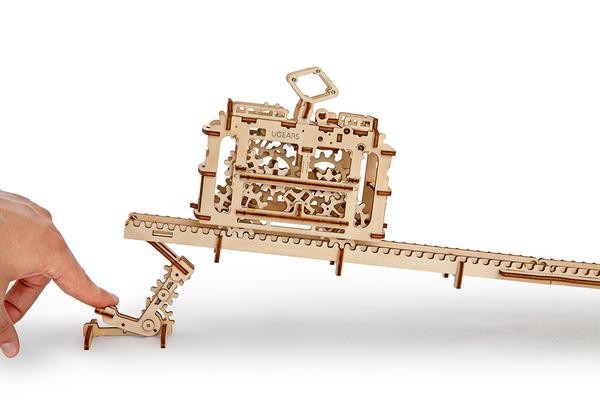 UGears  Tram With Rails Engineering Kit