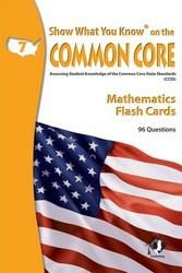Show What You Know on the Common Core Reading Gr 7 Flash Cards