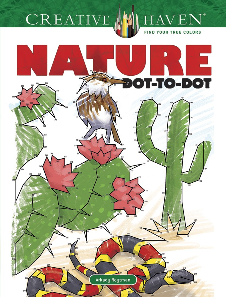 Creative Haven Nature Dot-to-Dot Coloring Book
