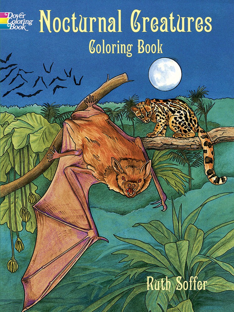 Nocturnal Creatures Coloring Book