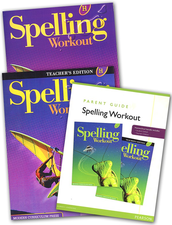 MCP Spelling Workout H, Grade 8 Homeschool Bundle (2001/2002 Ed)