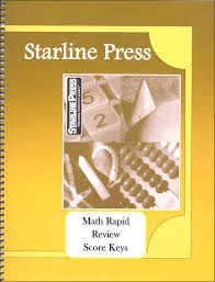 Starline Press Math Rapid Review Score Keys 3A-8C