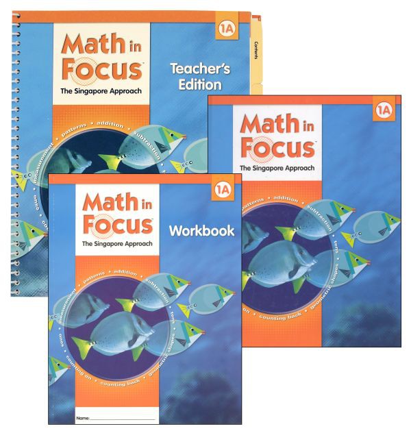 Math in Focus: The Singapore Approach Grade 1 First Semester Homeschool Kit