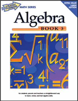 Straight Forward Algebra Book 3