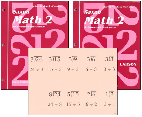 Saxon Math 2 Student Workbook & Fact Cards