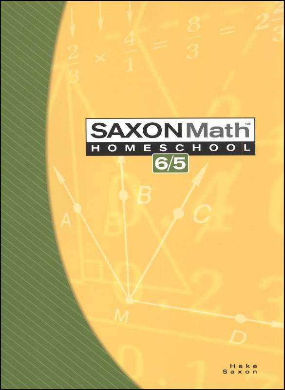 Saxon Math 6/5 Homeschool Student Edition (3rd Edition)