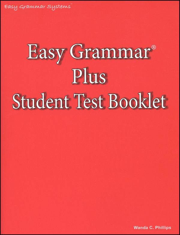 Easy Grammar Plus Test Booklet