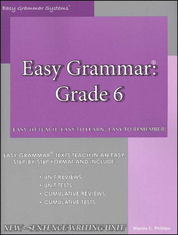 Easy Grammar Grade 6 Student/TE