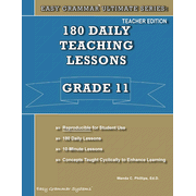 Easy Grammar® Ultimate Series: 180 Daily Teaching Lessons Grade 11 Teacher's Edition