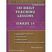Easy Grammar® Ultimate Series: 180 Daily Teaching Lessons Grade 10 Teacher's Edition