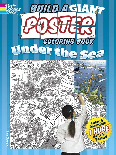 Build a Giant Poster Coloring Book -- Under the Sea