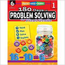 180 Days of Problem Solving for First Grade – Teacher Created Materials