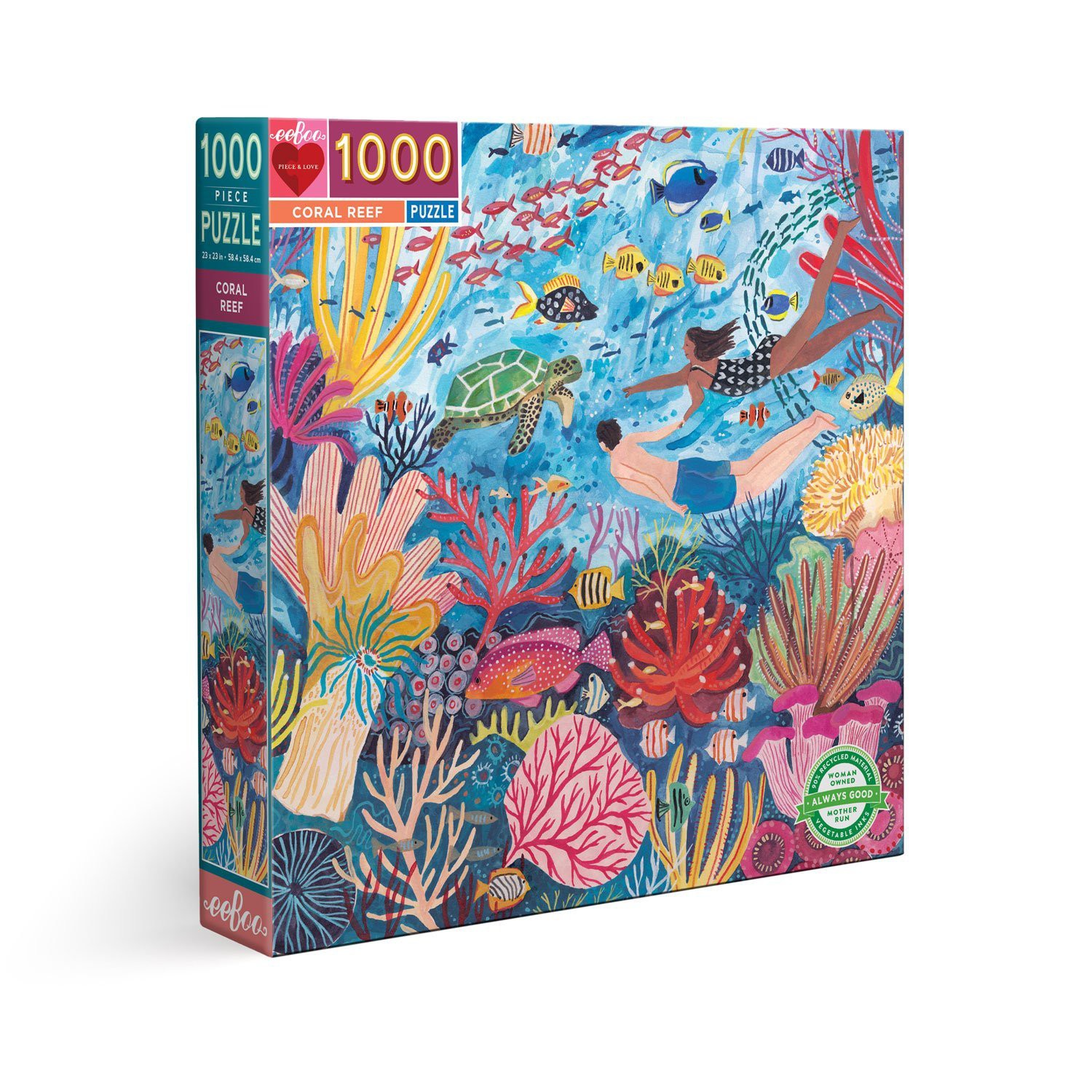 Coral Reef 1000 Piece Puzzle - eeBoo