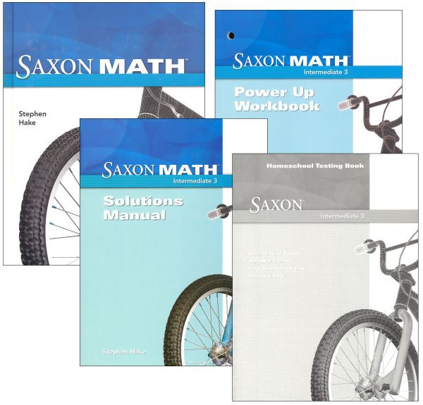 Saxon Math 3 Intermediate Homeschool Kit