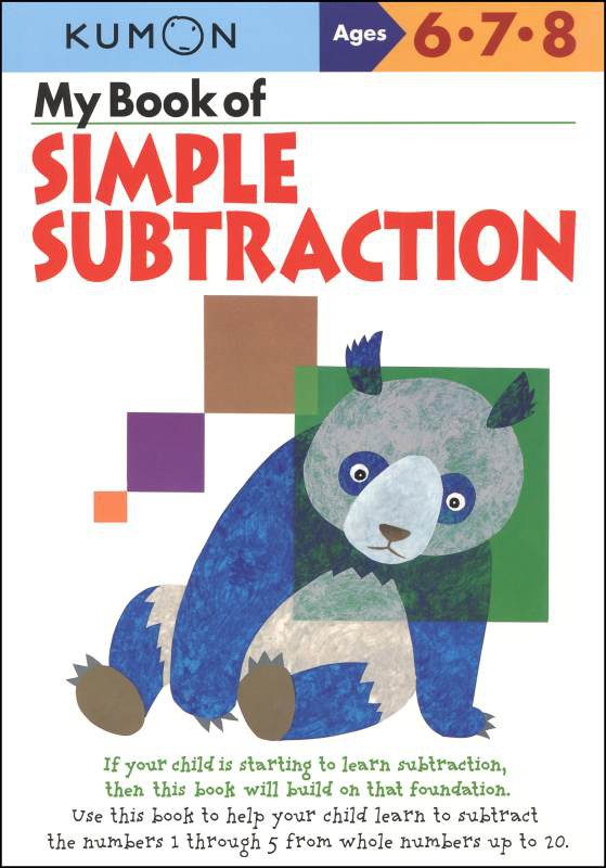 Kumon Simple Subtraction
