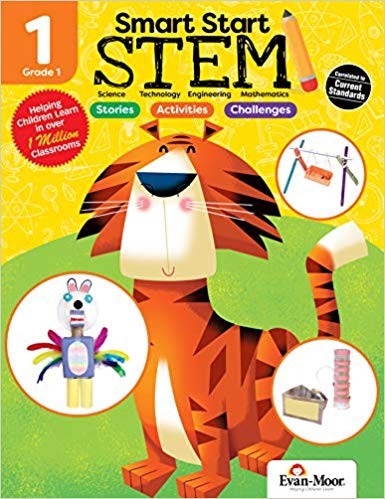 Smart Start STEM Grade 1 Activity Book Hands-on STEM Activities and Critical Thinking Skills Evan-Moore