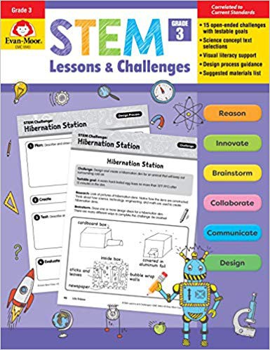 STEM Lessons and Challenges, Grade 3 Evan-Moor