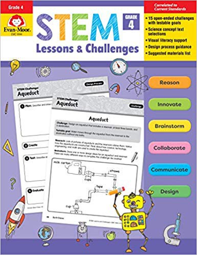 STEM Lessons and Challenges, Grade 4 Evan-Moor