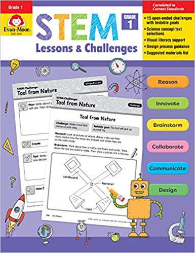 STEM Lessons and Challenges, Grade 1 Evan-Moor
