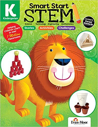 Smart Start STEM Kindergarten Activity Book Hands-on STEM Activities and Critical Thinking Skills Evan-Moore