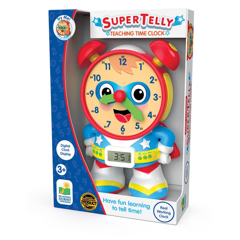  Super Telly Teaching Time Clock (Primary Version) - The Learning Journey