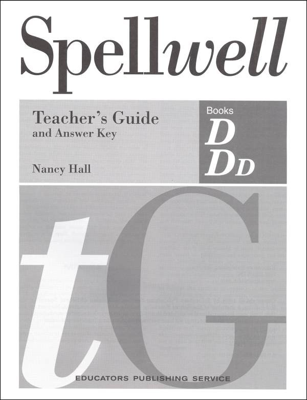Spellwell D and DD Teacher's Guide