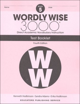 Wordly Wise 3000 Book 5 Tests (4th Edition)