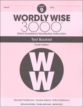 Wordly Wise 3000 Book 9 Tests (4th Edition)